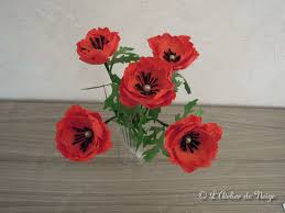 Bouquet de coquelicots by perlier is a floral fragrance for women. Noelle Et Eric Bouquet De Coquelicots En Foamiran L Atelier De Neige