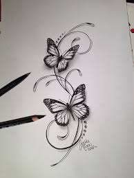 Black And Grey Butterfly Tattoo Designs Butterflies Filigree Tattoo Design Filigree Tattoo Butterfly Tattoo Designs Tattoo Designs