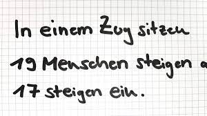 Aber das sei doch wohl eine recht mühsame sache, meinte hanne. Zug Ratsel Fur Zweitklassler Lasst Eltern Verzweifeln Karriere