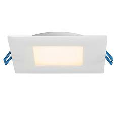 Reflector trims are similar to baffle trims except they have a smooth surface inside. Square 4 Inch Super Thin Recessed Led Trim By Lotus Led Lights At Lumens Com