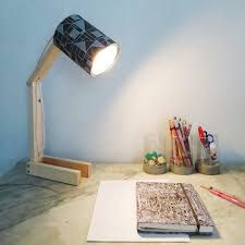 The darker color will work to minimize any weird shapes or designs, which will help make it work in a much more modern space. How To Make A Desk Lamp With Can Ohoh Deco