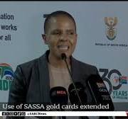 Use of SASSA gold cards extended