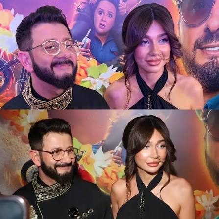 На премьере фильма «Королек моей любви» в Кинотеатр «Октябрь» главным  инфоповодом стал вовсе не сам показ, а появление Михаил Галустян с новой  спутницей — Лилией. Пара не скрывала симпатии и сразу привлекла