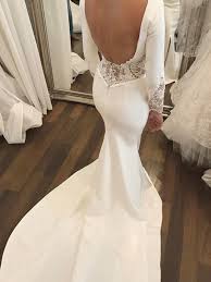 Get the best deals on lace and satin wedding dress and save up to 70% off at poshmark now! Court Train Trumpet Mermaid Long Sleeves Scoop Satin Wedding Dresses Queenabelle