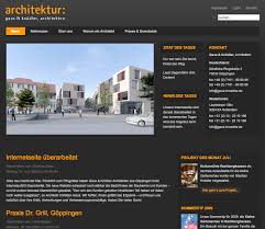 Sehr geehrte frau meinert, diese woche bin ich leider krank, deshalb schreibe ich an sie. Architekten Websites Im Kurz Portrait Gaus Knodler Architekten Internet Fur Architekten