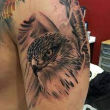 Falcons are symbols of military and war. Falcon Tattoo Designs Freedom Strength And Determination