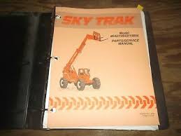 Skytrak 10042 Forklift Owners Operators Manual Used