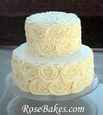 Buttercream Roses Cupcakes Cakes Wedding Cake Simple Buttercream Buttercream Wedding Cake 50th Anniversary Cakes
