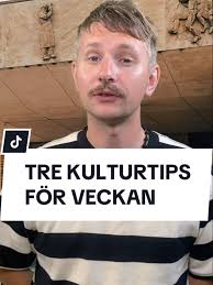 TRE KULTURTIPS FÖR VECKAN 🎨🎸 Vår kulturreporter Emil Oskar Andersson...
