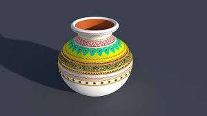Pongal Pot white texture