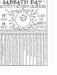 Fhe Sabbath Day Advent Calendar Activities Sabbath Activities Sabbath Day Holy
