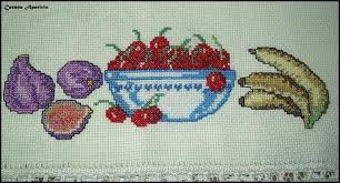 4 programas para convertir imagenes a patrones punto cruz. Mantel De Cocina Bordado A Punto De Cruz Y Ganchillo Paperblog