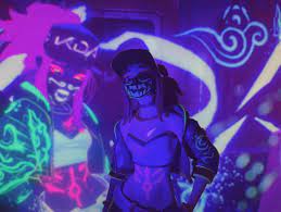 9.7 in / 24.4 cm width: K Da Akali Unlocked Statue Shot By Me Akalimains
