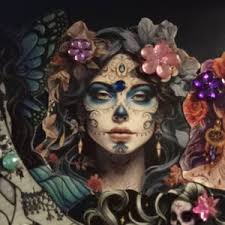 Sugar Skull Sticker, Day of the Dead Sticker, Dia De Los Muertos Sticker,  Cinco De Mayo Sticker, Water Bottle Sticker (s13r)