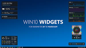 Win10 Widgets Brings System Monitors And Other Native Looking Tools To Your Desktop Calendar Widget System Monitor Free Calendar Template