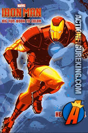 Print or download jam packed action images of iron man for your kids so that they can enjoy the fun of learning with free iron man coloring sheet is the best educational resource to develop creativity and learning power of your children. Iron Man Heavy Metal Hero Coloring Book From Dalmation Press
