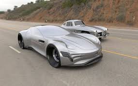 Mercedes Sl Pure Concept Car By Matthias Bottcher Droomauto S Motor