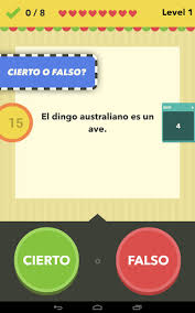 Pero la parte más atractiva del juego es el modo multijugador, que consiste en retar a un contrincante. Cierto O Falso Saber Es Ganar Para Android Descargar Gratis
