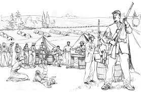 Students, history and civil war buffs can have answers lickety split at their fingertips. Civil War Coloring Pages To Print Coloring Home