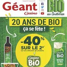 Catalogue Geant Casino Bio Du 2 Au 14 Octobre 2018