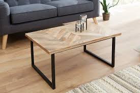 Moderner Couchtisch Fusion 70cm Mangoholz Eckig Natur Massivholz Couchtisch Modern Couchtisch Massivholz Couchtisch