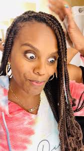 Family don’t tell Donna but her grays seem to have a takeover spirit😂😂😂.  What y’all think I should do? To color or not to color…. That is the  question😂😂😂