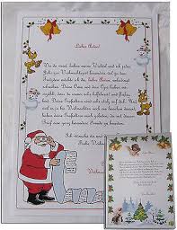 Word vorlage für digitales briefpapier (pdf). Brief Vom Weihnachtsmann Bzw Brief Vom Christkind Ebay