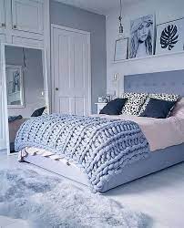 Beautiful Blue Bedrooms We Love Art Home Blue Bedroom Design Blue Bedroom Decor Woman Bedroom