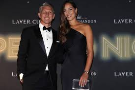 The couple had been dating for a few years before discreetly getting engaged in london during the 2017 wimbledon tournament. Phil On Twitter Ana Ivanovic At The Laver Cup Gala With Husband Bastian Schweinsteiger Ivanovic Galaevening Lavercup2018