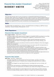 Financial analysts produce financial plans, projections and analytical reports for use in investment decisions by companies, public and private organizations, and individuals.depending on the type. Financial Data Analyst Resume Samples Qwikresume