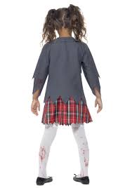 Disfraz de colegiala zombie para niños