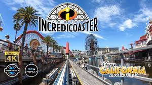 2019 Incredicoaster On Ride Front Seat Ultra Hd 4k Pov Disney California Disney California Disney California Adventure California Adventure