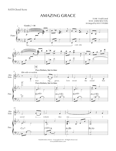 Amazing Grace – Podd Brothers Music