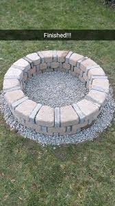 Simple fire pit from scattered thoughts of a crafty mom. Diy Brick Fire Pit For Only 80