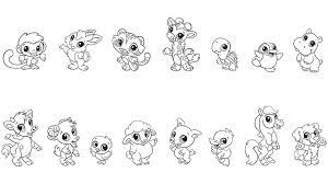 Select one of 1000 printable coloring pages of the category cartoons. Coloring Pages Baby Cartoon Animals Coloring Home