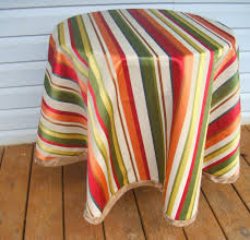 Diy no sew outdoor tablecloth or picnic blanket by me! Diy Round Tablecloth Sew Homegrown