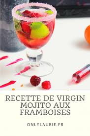 Un Virgin Mojito Aux Framboises Pour Halloween Mojito Framboise Cocktail Sans Alcool Fraise Cocktail Sans Alcool