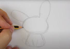 Comment dessiner un lapin de dessin animé mignon. Tutoriel Comment Dessiner Un Lapin Mignon En Moins De 5 Minutes Coeur Coeur