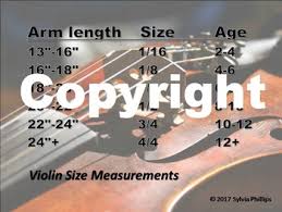 Violin Sizing Chart