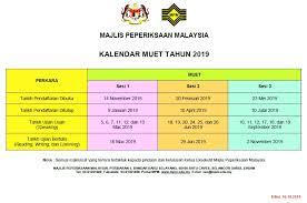 Peperiksaan akan diadakan di pusat peperiksaan mpm, ecosky dan majlis peperiksaan malaysia, selayang serta. Senarai Pusat Ujian Muet Kahanan