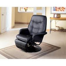 Berri Contemporary Black Swivel Recliner Walmart Com In 2020 Swivel Recliner Swivel Recliner Chairs Manual Recliner Chair
