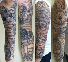 Black And Gray Tattoo Sleeve Ideas Pin On Tattoos