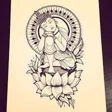 Makna di balik 5 tatto populer di jepang akiba nation via akibanation.com. Sleeping Buddha By Adelaide Mitchell Tato Lotus Seni Tato Sketsa Tato
