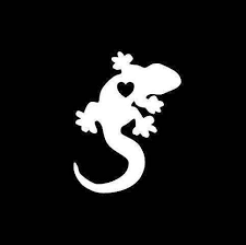 Black And White Leopard Gecko Clipart Gecko Gecko Decal Leopard Gecko Decal Reptile Sticker Lizard Vinyl Decal Vinyl Sticker Car Window Decal Laptop Flag Decal Jeep Stickers Window Stickers