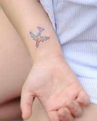 tatua 202cu年新式可爱哈z女装an质高腰大喇叭裤大长腿长裤韩款百搭修身女裤z奇 韩版女装 河源补葛五公司 airplane tattoos small tattoos tattoos