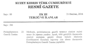 Günümüzde doğacak bebeğin cinsiyetinin belirlenmesine yönelik bilimsel yönü hiç olmayan veya zayıf olan yöntemler olduğu gibi, oldukça güçlü bilimsel temellere dayanan çeşitli yöntemler geliştirilmiş durumdadır. Cinsiyet Secimi Kibris Tup Bebek
