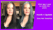 Growing Out Natural Grey Hair