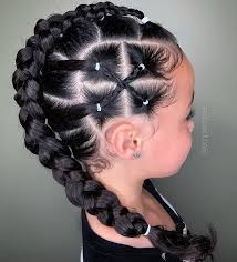 Top 2019 Best Stylish Inspired Braids Lil Girl Hairstyles Little Girl Hairstyles Natural Hair Styles
