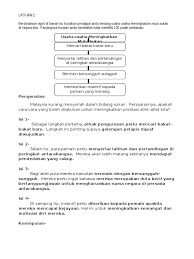 Kebaikan menyertai sukan air (bhgn a spm jun 2020). Latihan 2