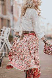 Bohemian Ibiza Skirt Boho Fashion Fashion Boho Dress